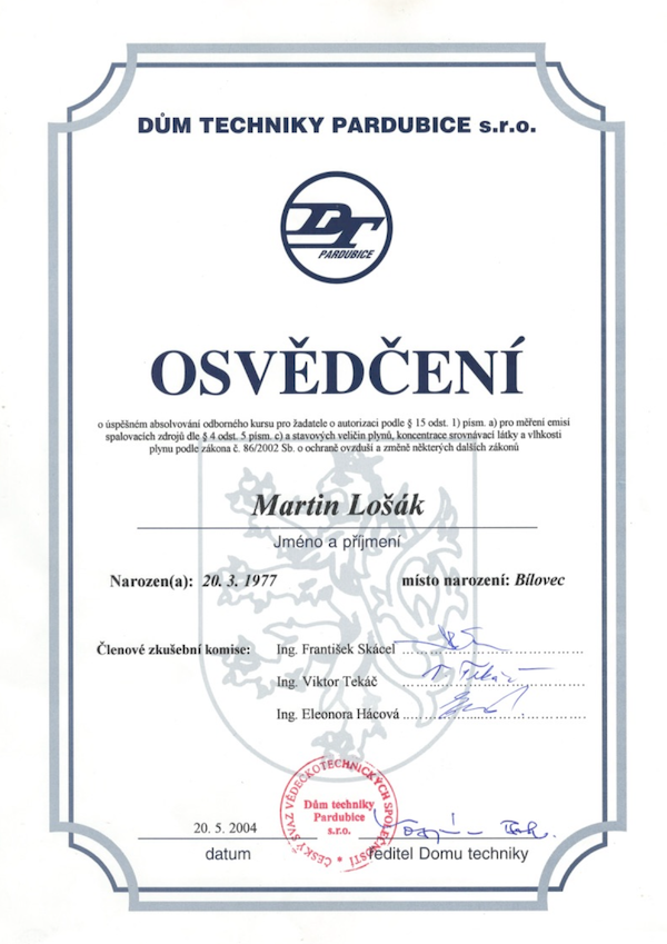 Osvědčení